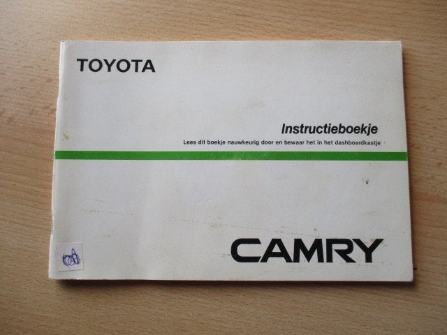 Toyota Camry instructieboekje 1986, Ophalen of Verzenden