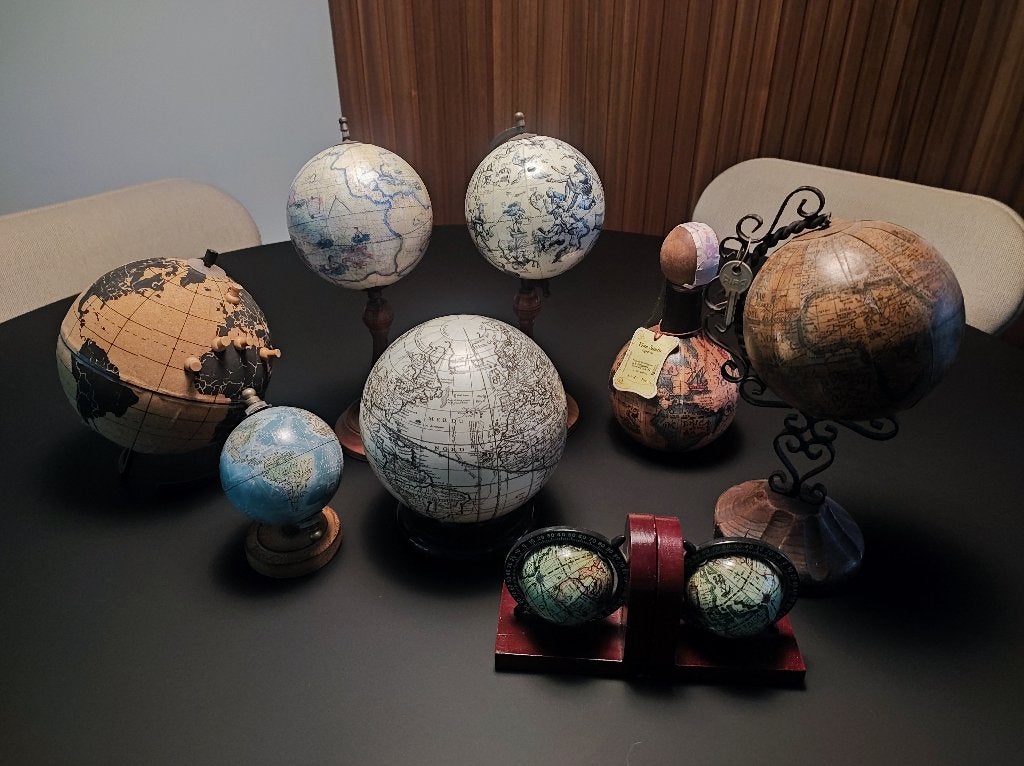 Wereldbollen, Ophalen of Verzenden, Gebruikt