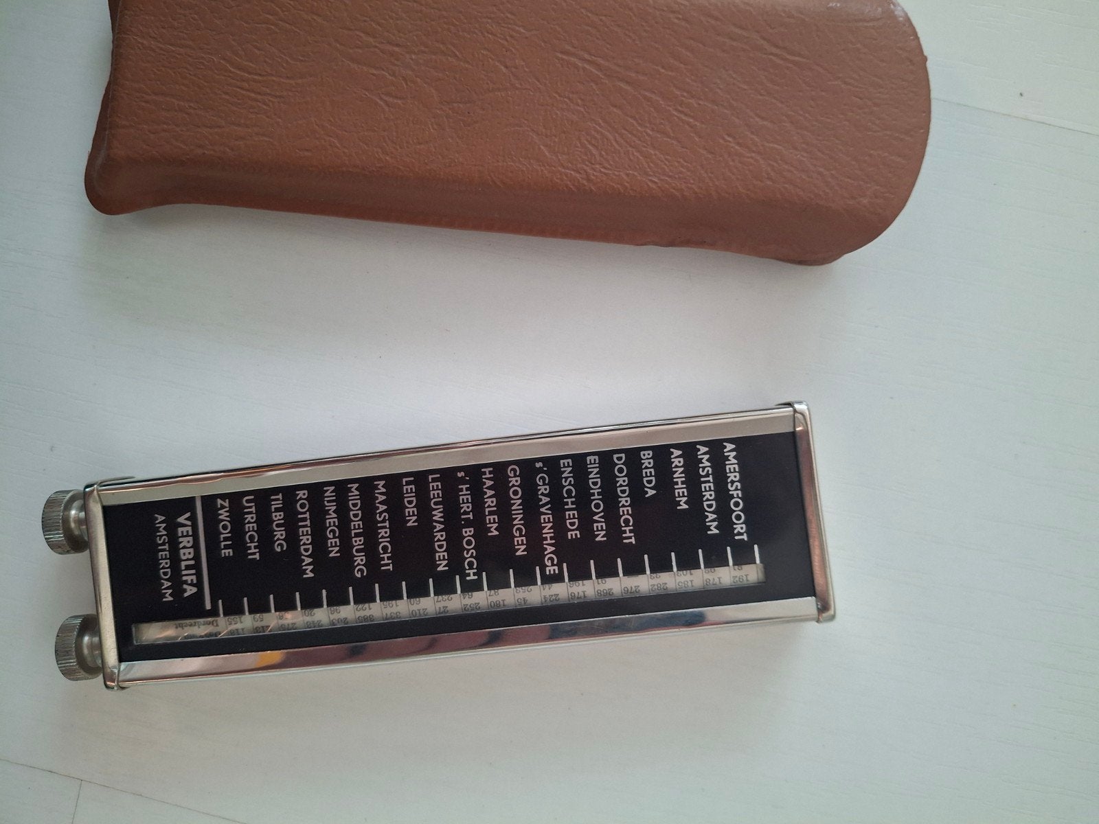 Vintage Verblifa Afstandsmeter met Hoesje, Antiek en Kunst, Ophalen of Verzenden