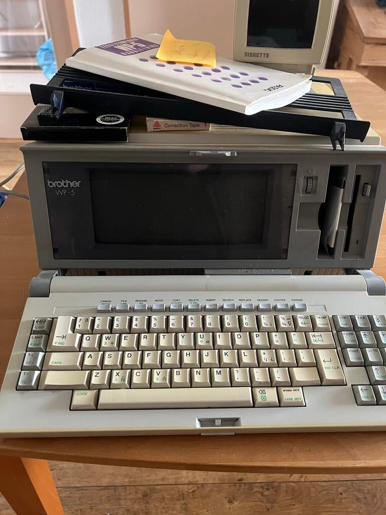 Brother WP-5 Retro Tekstverwerker - Compleet en Werkend, Ophalen of Verzenden