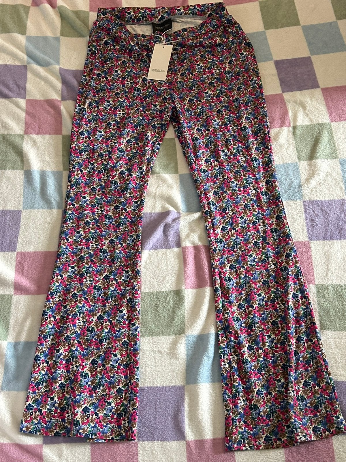 Colourful Rebel flared pants flower, maat XL, Ophalen of Verzenden, Nieuw, Maat 46/48 (XL) of groter, Lang