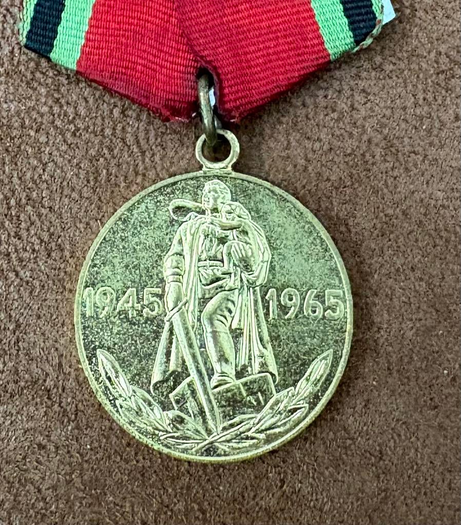 Sovjet Medaille 20 Jaar Overwinning Grote Vaderlandse Oorlog, Verzamelen, Militaria | Algemeen, Ophalen of Verzenden, Overige soorten
