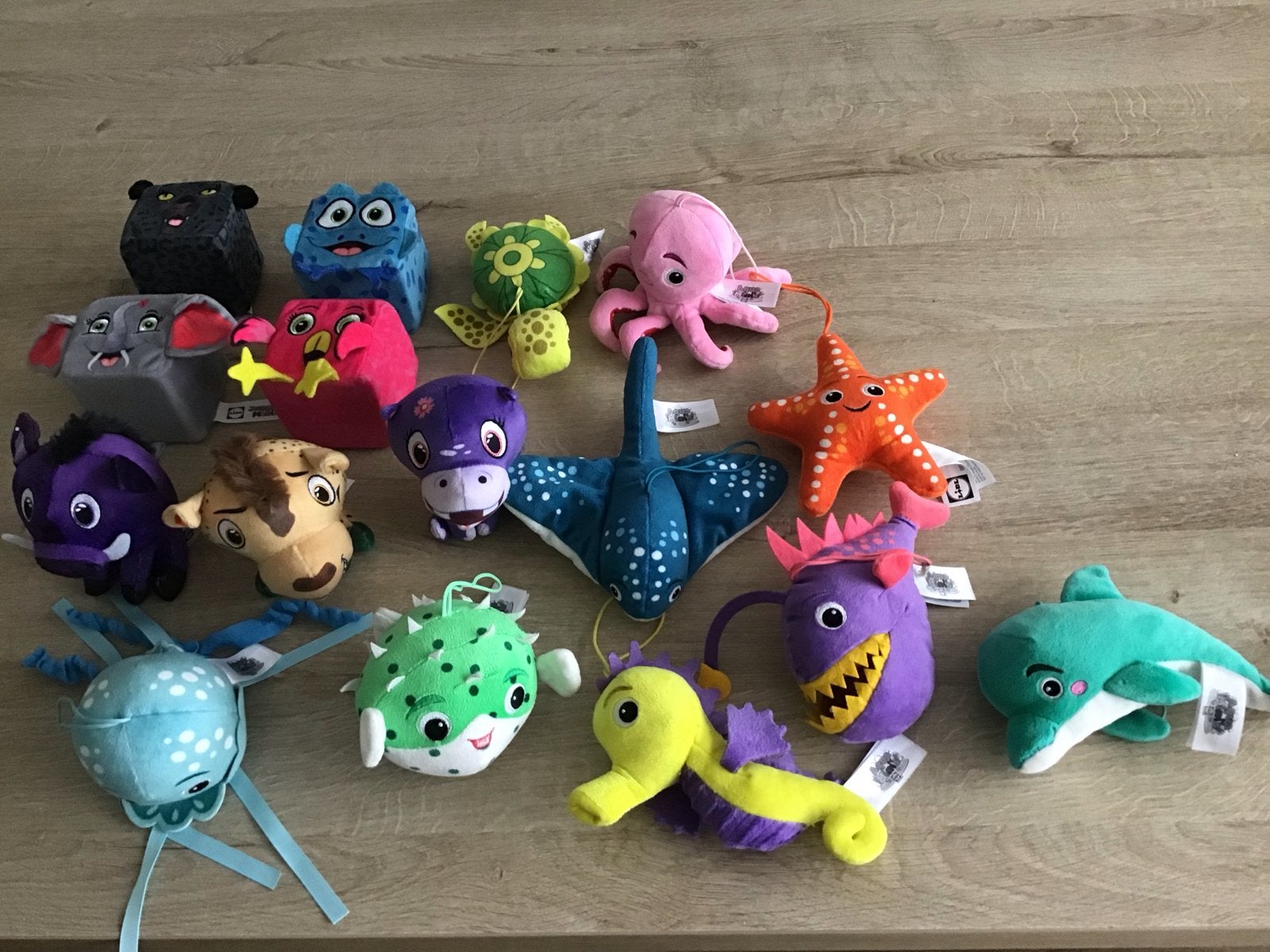 Lidl Jungle en Ocean Friends knuffels - complete set, Lidl, Overige karakters, Overige typen, Ophalen of Verzenden