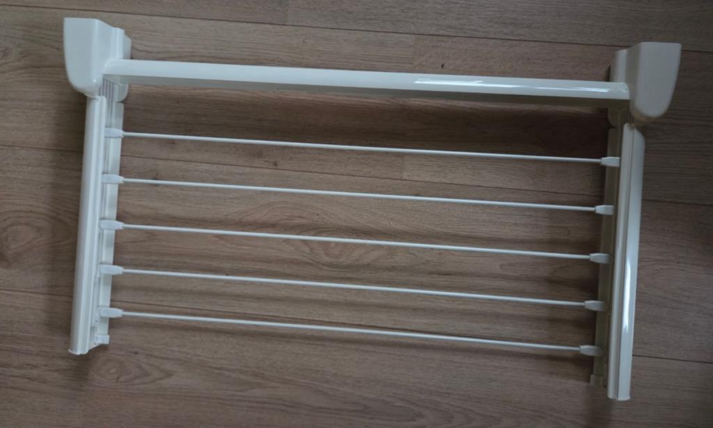 Inklapbaar wand wasrekje, Ophalen of Verzenden, Gebruikt