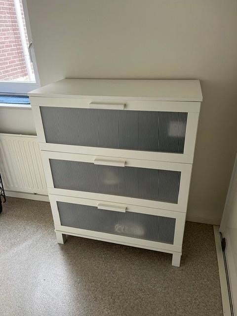 ladenkast ikea wit, Ophalen, Gebruikt, 50 tot 100 cm, 3 of 4 laden