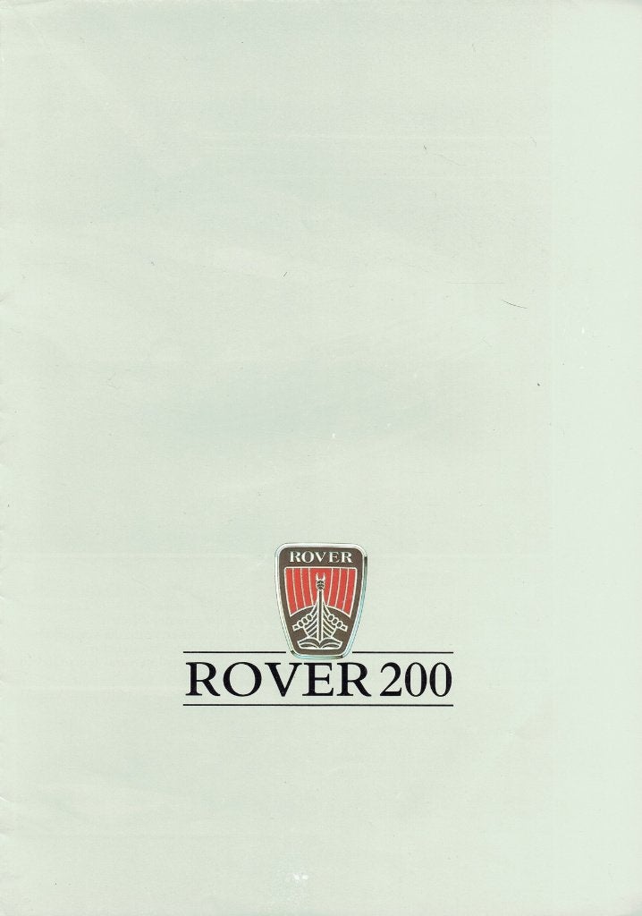 Folder Rover 200 (Duitse uitgave - 1987), Verzenden, Gelezen, Overige merken