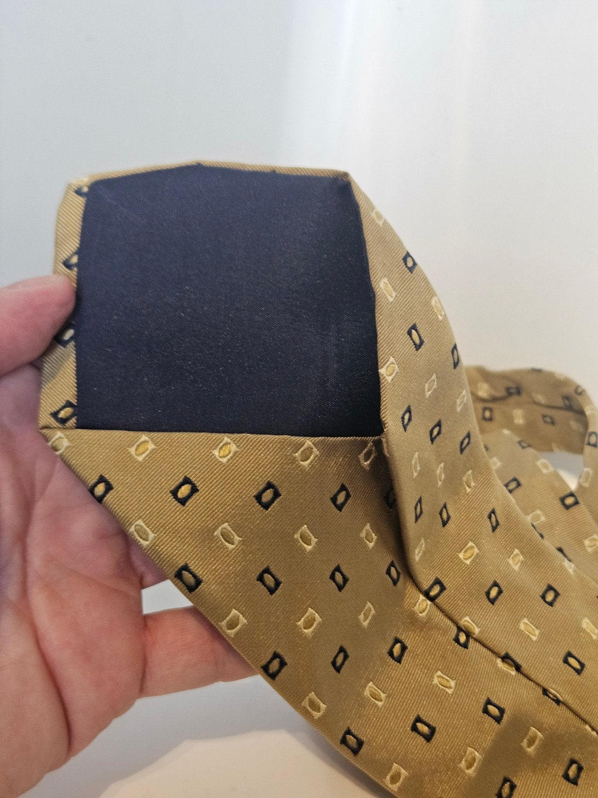 Vintage stropdas das Brixon 100% zijde silk, Kleding | Heren, Verzenden, Met patroon, Gedragen, Nvt