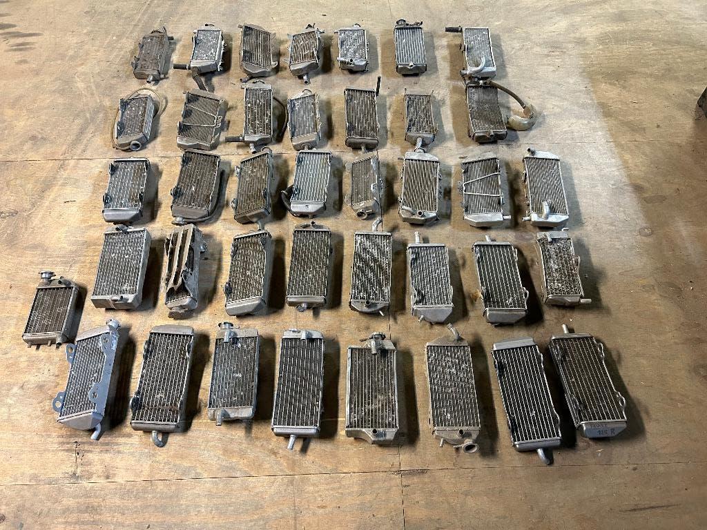 Groot assortiment cross/enduro Gas Gas & Yamaha radiator, Motoren, Ophalen of Verzenden