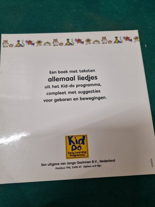 boek allemaal liedjes  kiddo, Boeken, Ophalen of Verzenden