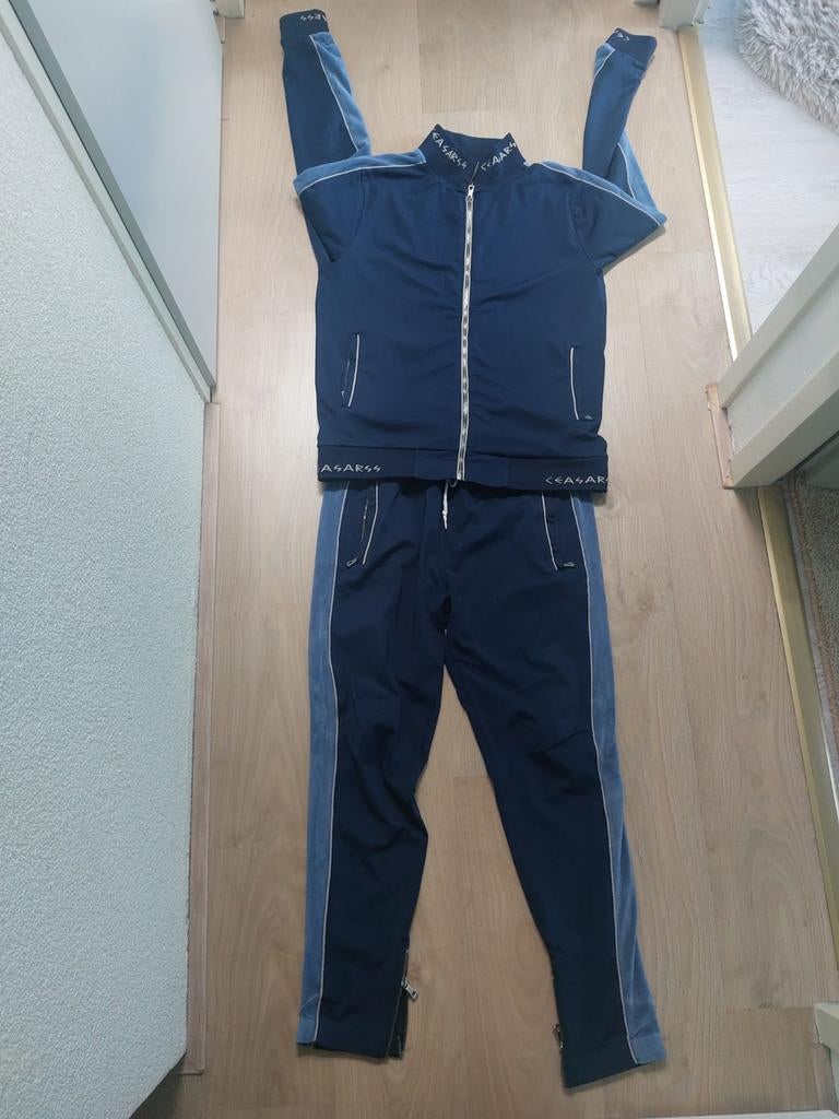 Ceasarss Trainingspak Maat XL, Ophalen, Blauw, Maat 56/58 (XL), Zo goed als nieuw