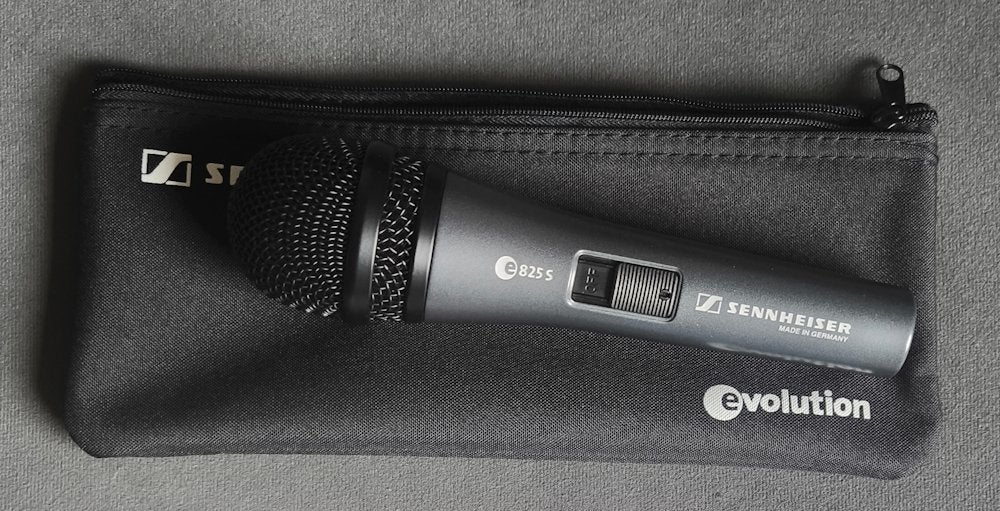 Sennheiser E 825 S dynamische zang-microfoon., Ophalen of Verzenden, Gebruikt, Zangmicrofoon