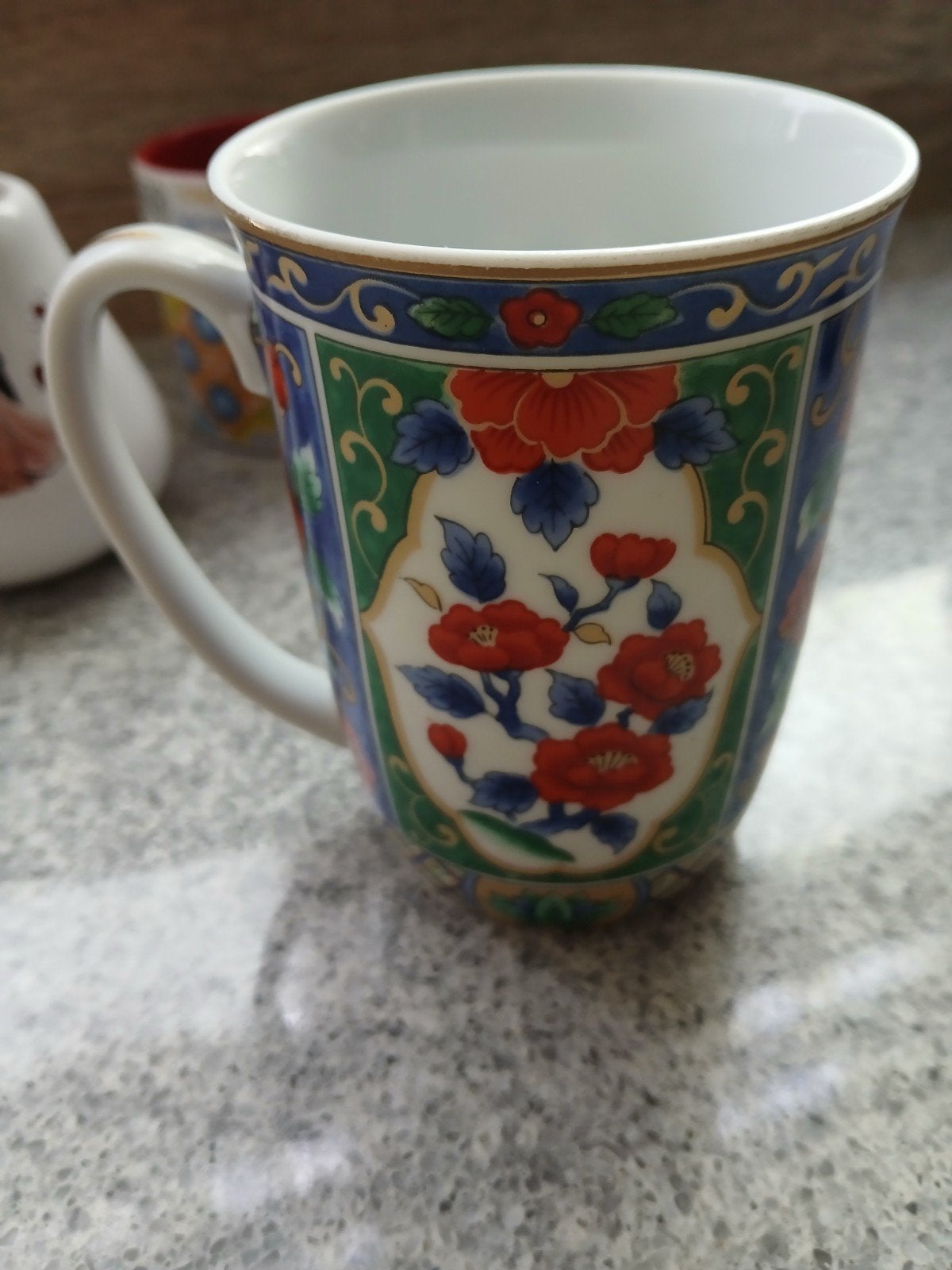 Vintage St Michael Imari beker - Made in Japan, Antiek en Kunst, Ophalen of Verzenden