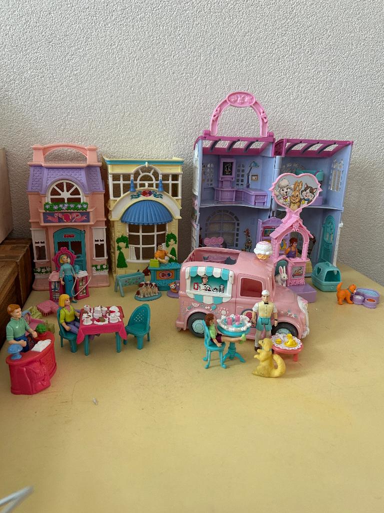 Fisher-Price Sweet Streets speelset, Ophalen of Verzenden, Gebruikt, Speelset