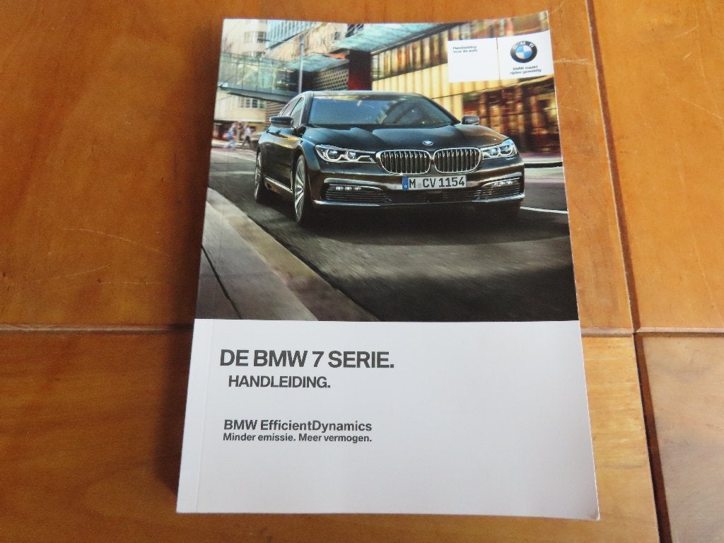 Instructieboek BMW 7-serie 2015, 348 blz, nieuwstaat!, Ophalen of Verzenden