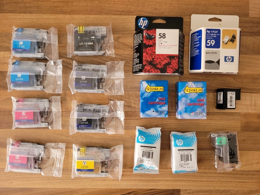 Inkt printer HP en Brother GOED LEZEN, Hp, Printer, Nieuw, Ophalen of Verzenden
