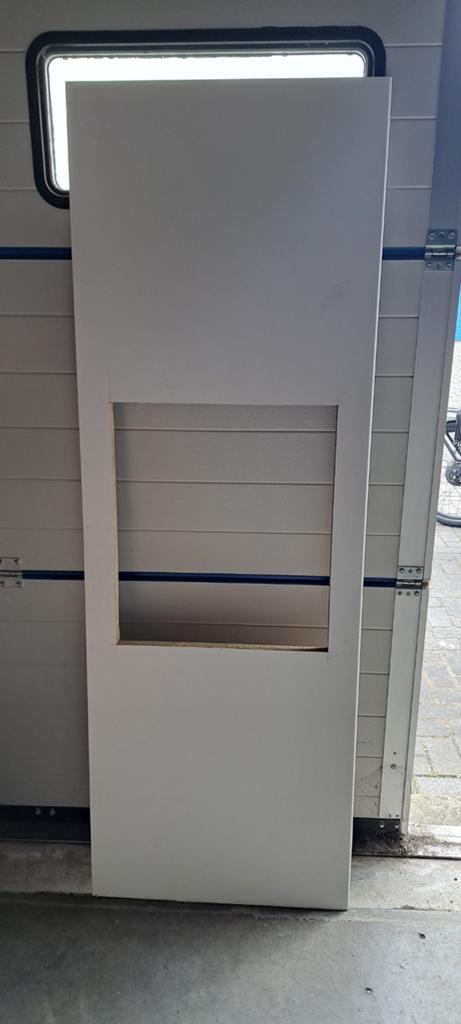 Keukenblad met uitzage : 184x63,5 cm, Huis en Inrichting, Keuken | Keukenelementen, Ophalen, 50 tot 75 cm, Wit, Minder dan 100 cm