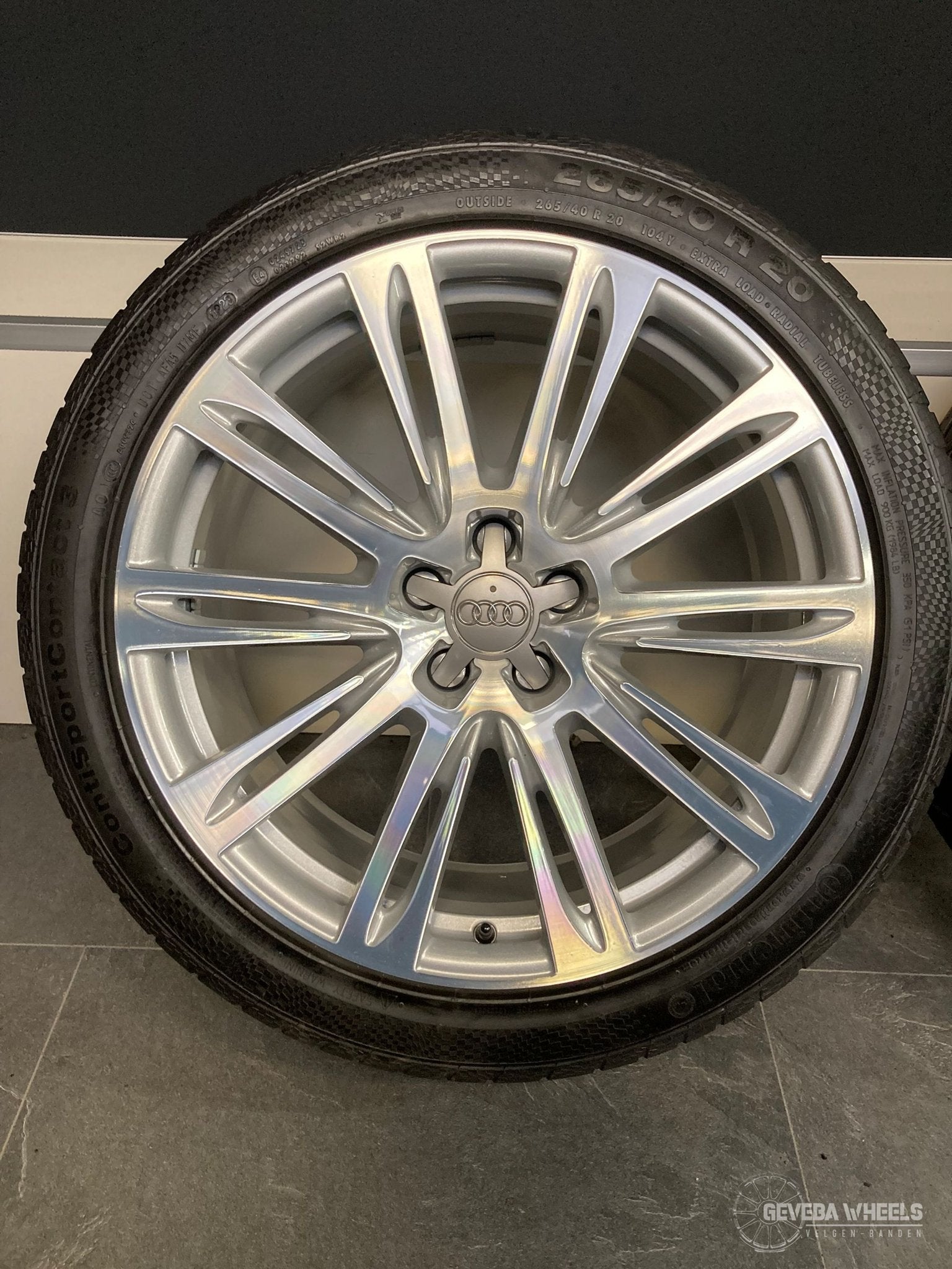 Foto 6 van 20” originele Audi A8 S8 D4 D5 velgen + banden 5x112 4H06010