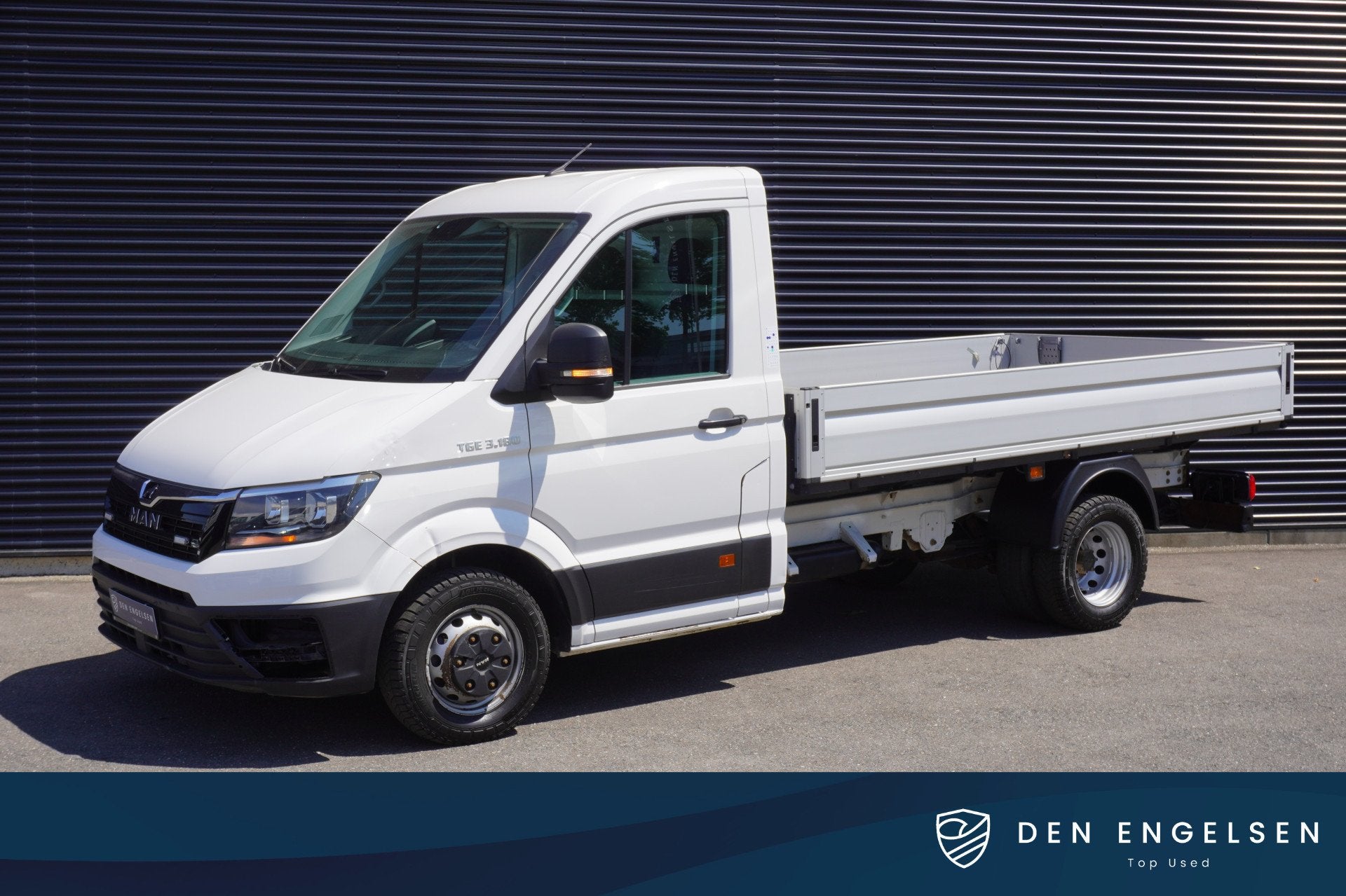 MAN TGE 180pk Automaat Dubbellucht open laadbak Tacho Cruise, Automaat, Achterwielaandrijving, Gebruikt, 4 cilinders