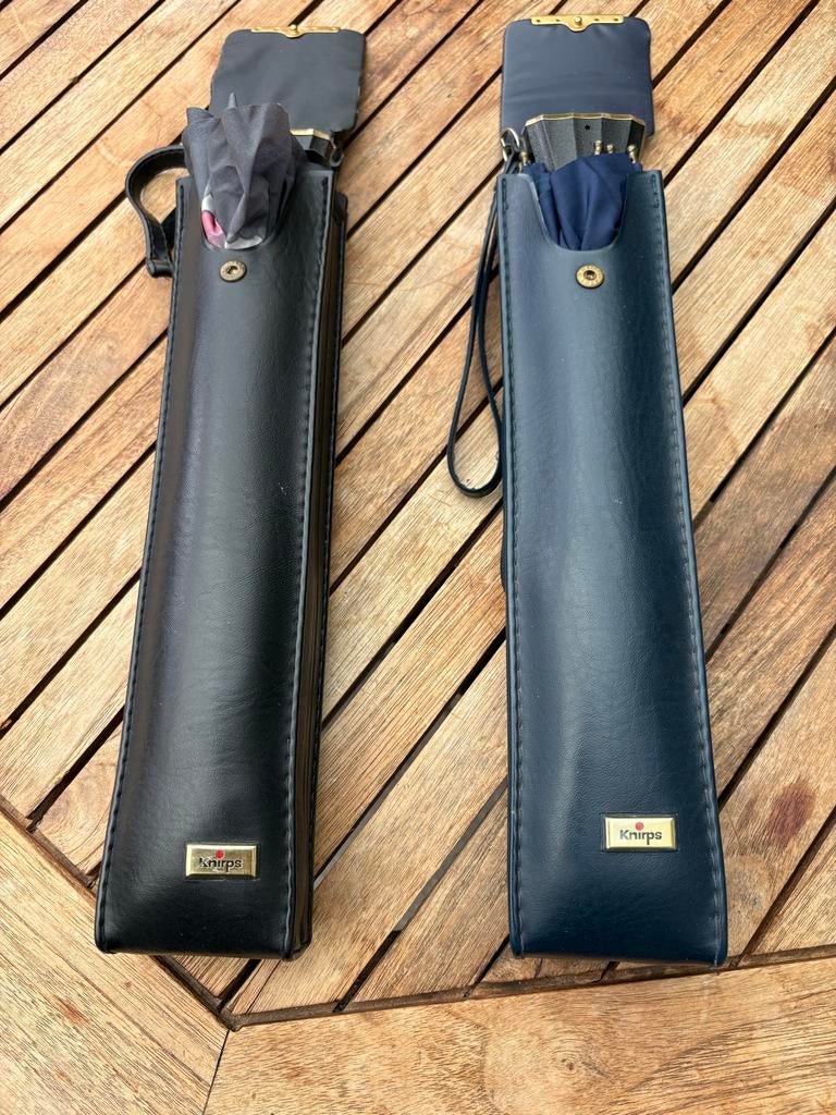 Knirps Paraplu's - Zwart en Blauw (2 stuks), Ophalen of Verzenden, Gebruikt, Zwart