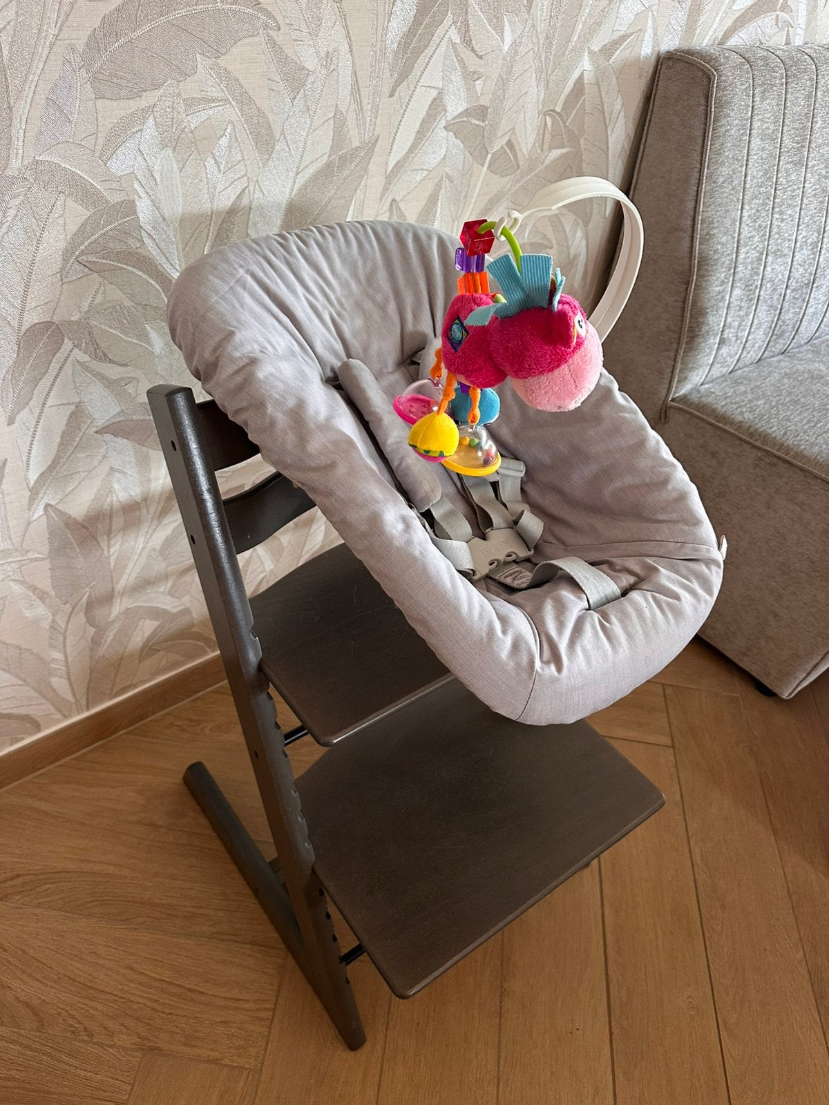 Tripp trapp stoel met newbornset, Ophalen of Verzenden, Nieuw, Overige merken, Met gordel(s) of riempje(s)
