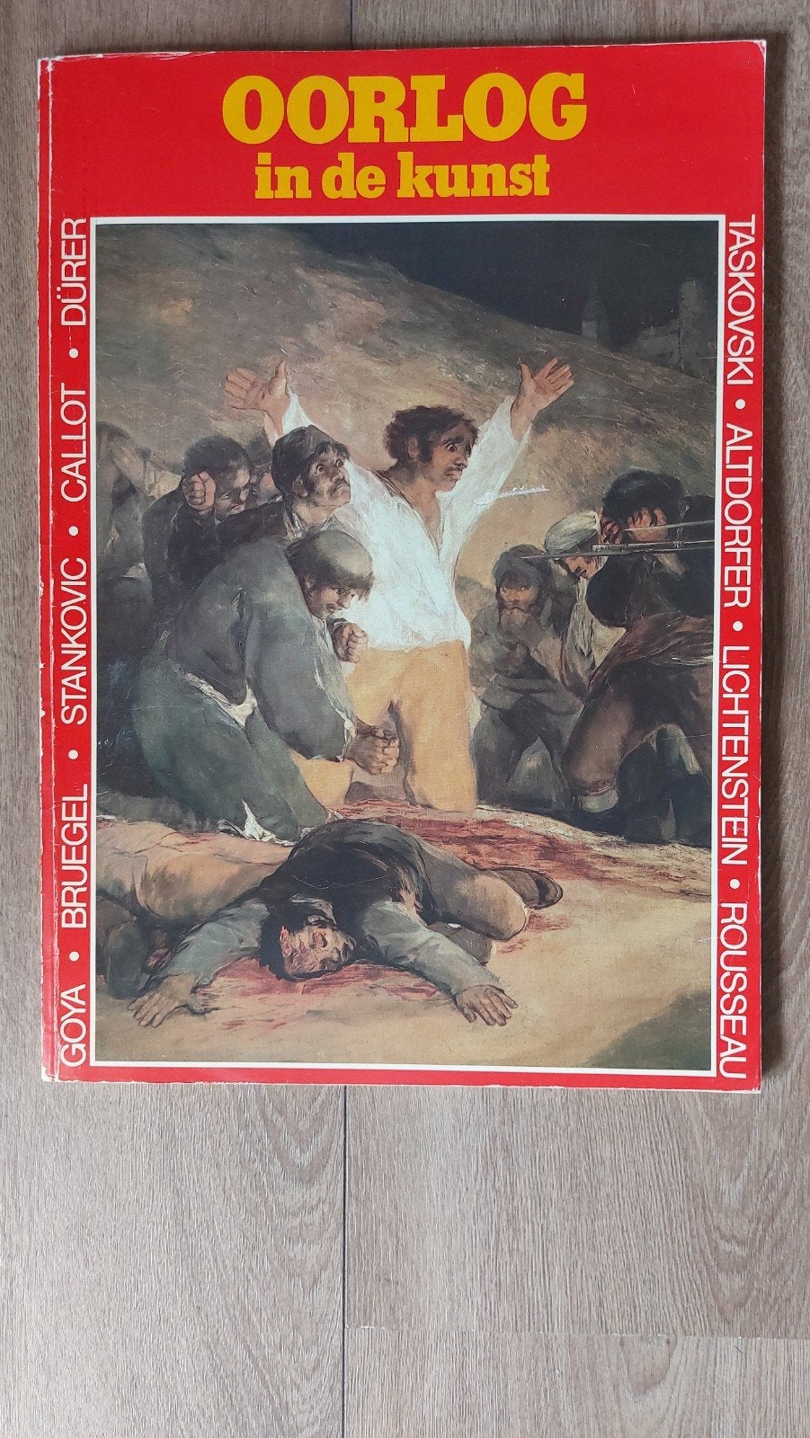 Oorlog in de kunst - Groot posterboek, Gelezen, Ophalen of Verzenden, Overige onderwerpen, Denis Thomas