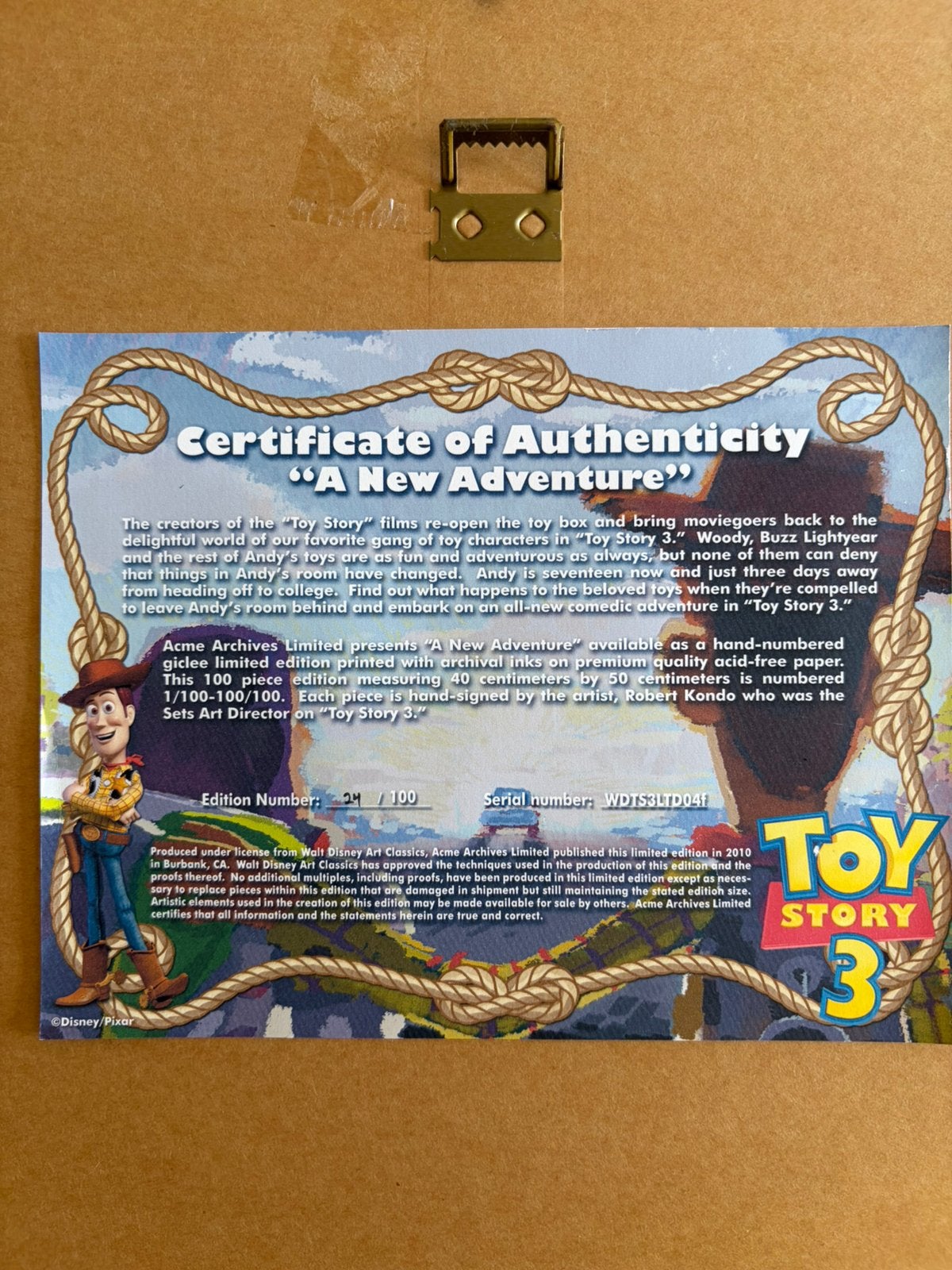 Foto 2 van Disney Pixar Toy Story 3 Art – 24/100