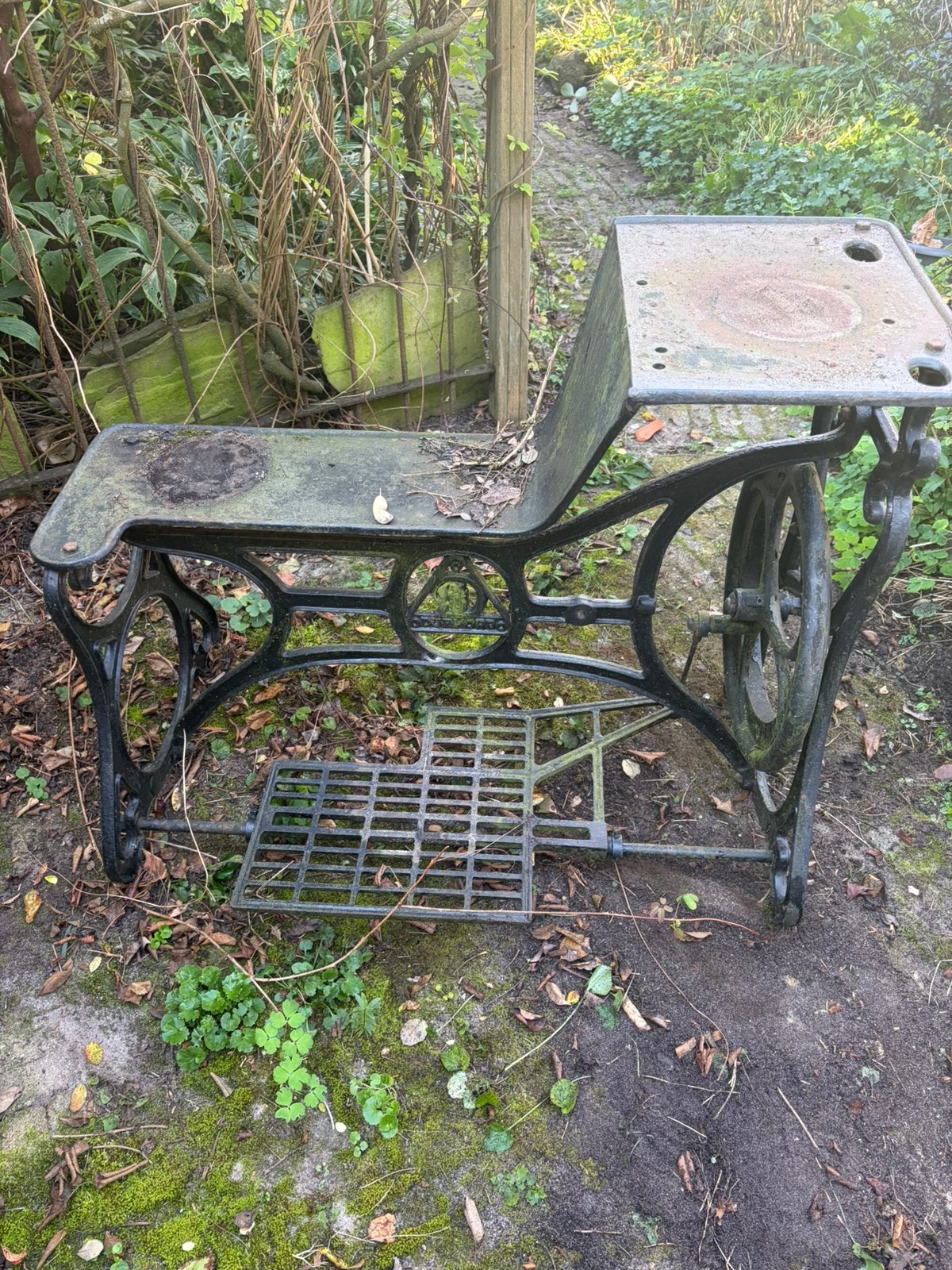 vintage Singer naaimachine onderstel, Ophalen of Verzenden