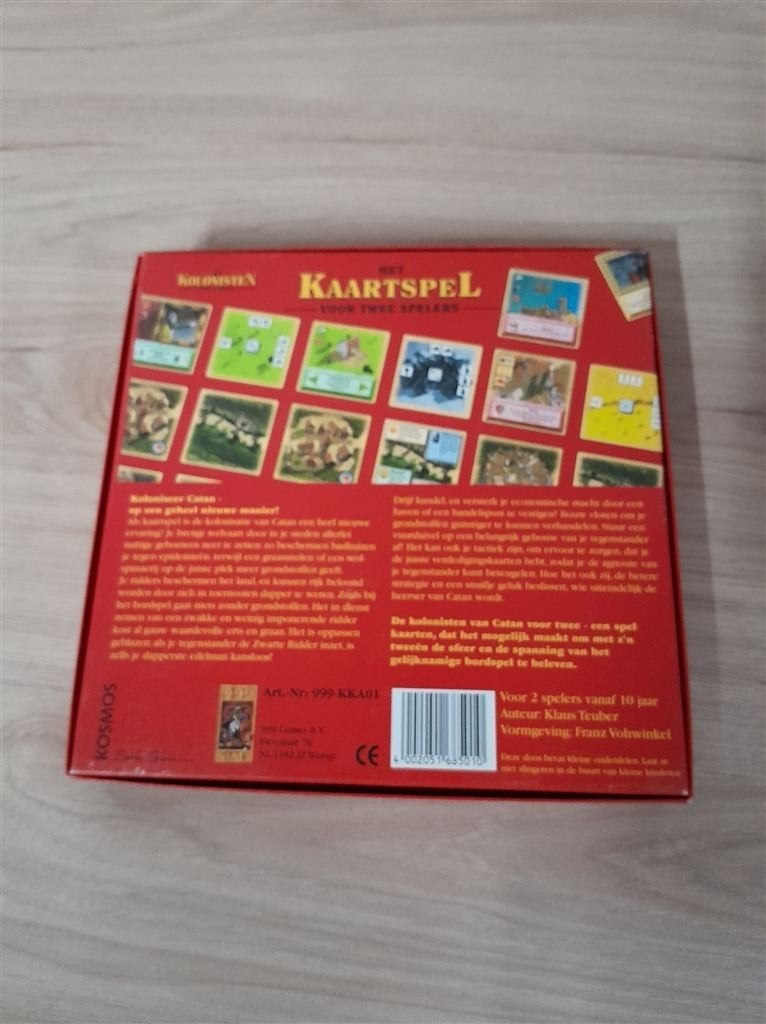 Kolonisten van catan het kaartspel - 999 games - s3137, Hobby en Vrije tijd, Verzenden, Zo goed als nieuw