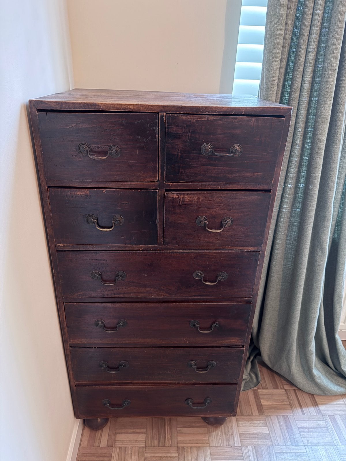 Vintage ladekast - 120x60x43 cm, Huis en Inrichting, Kasten | Ladekasten, Ophalen, Gebruikt, 5 laden of meer, 100 tot 150 cm