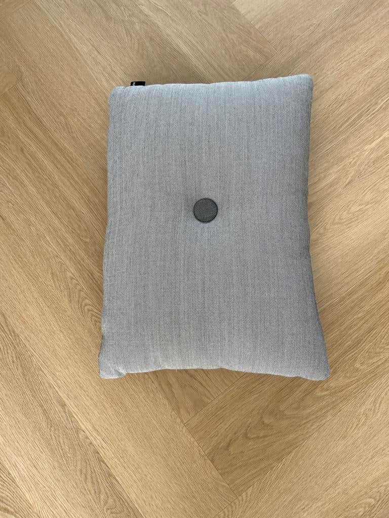 HAY Dot Kussen Grijs - Modern en Comfortabel, Ophalen of Verzenden, Zo goed als nieuw, Grijs, Rechthoekig