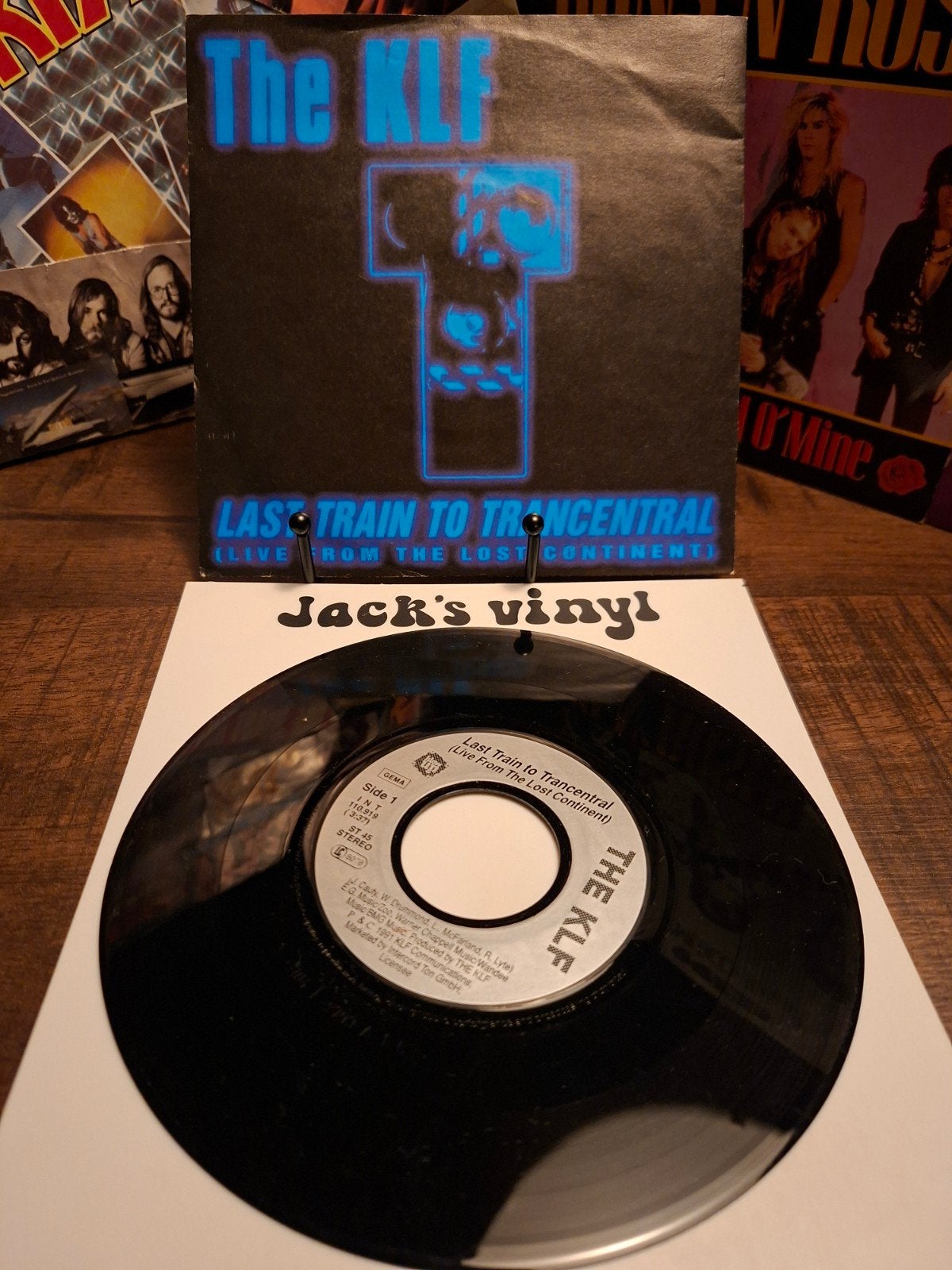 The KLF - Last Train to Trancentral (7 inch vinyl)1991, 7 inch, Ophalen of Verzenden, Zo goed als nieuw, Beschermende buitenhoes