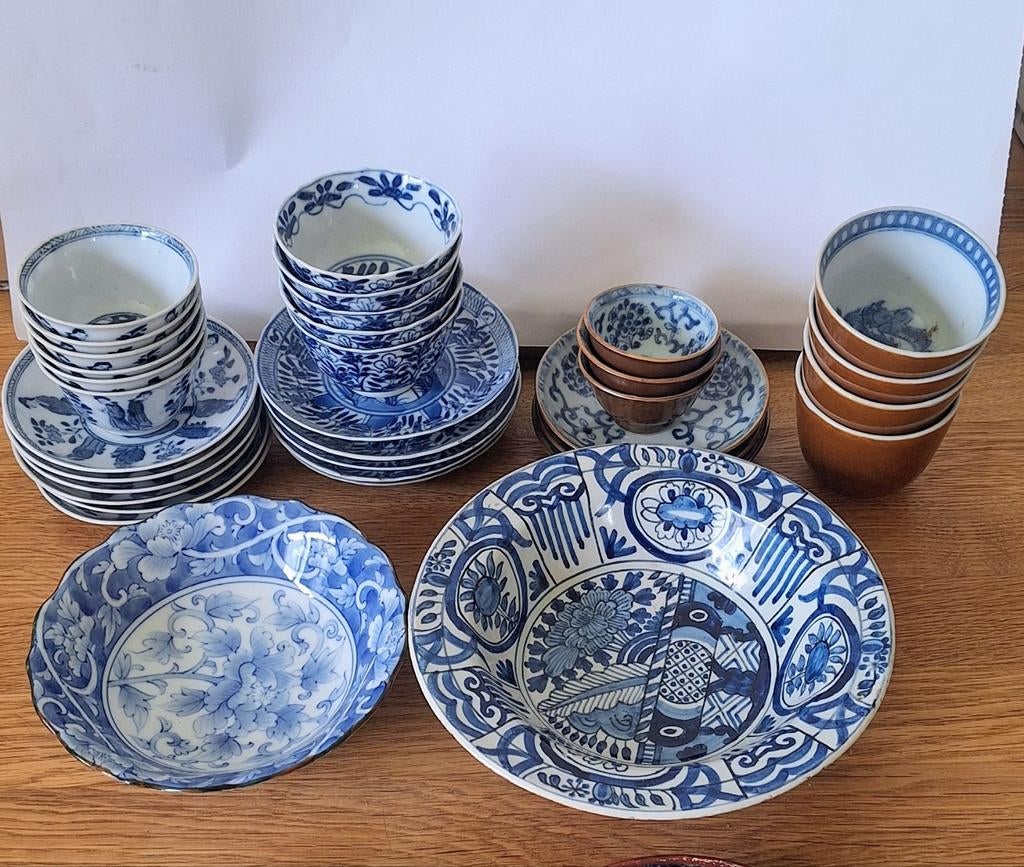 Antiek chinees servies, Antiek en Kunst, Antiek | Servies compleet, Ophalen of Verzenden