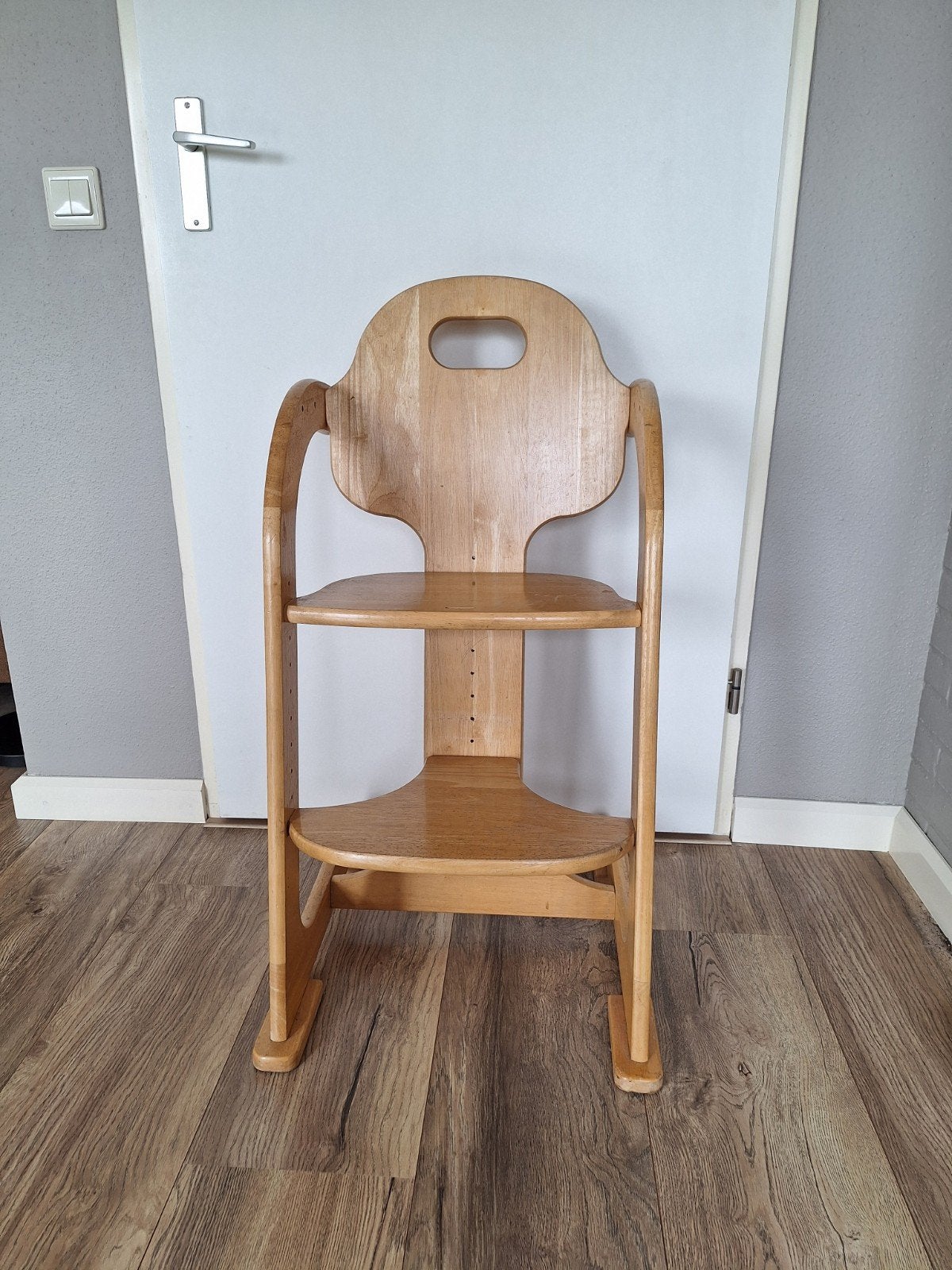 Tiamo Houten Meegroeistoel, Kinderen en Baby's, Ophalen, Gebruikt, Meegroeistoel