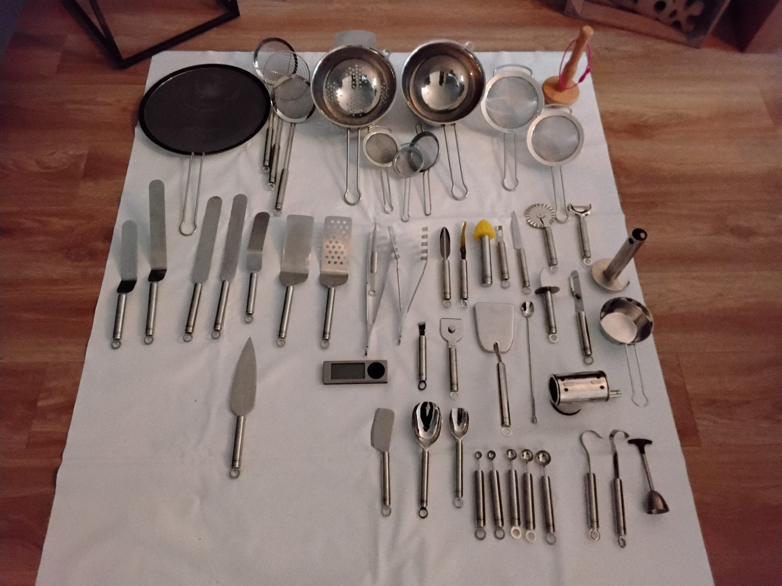 nieuwe rosle keuken bestek gereedschap  taart zeef fruit en, Ophalen, Nieuw, Rvs of Chroom