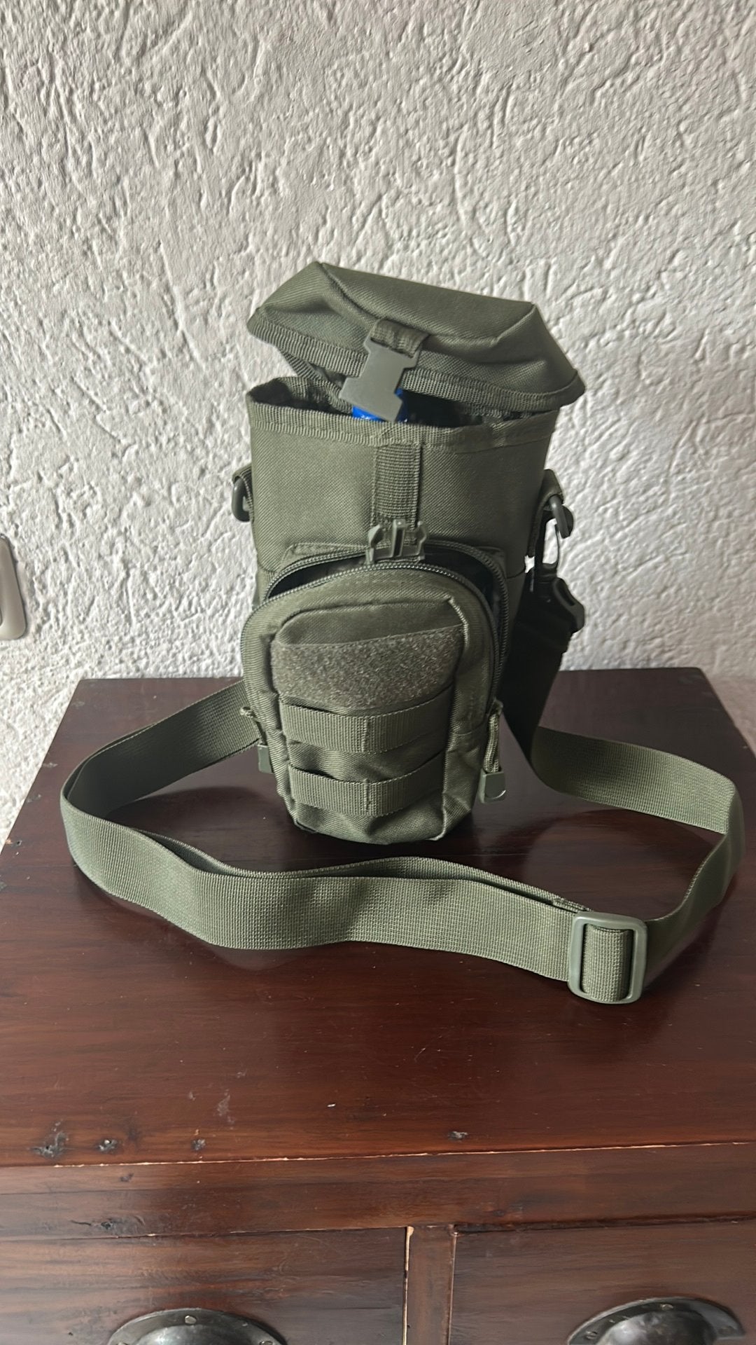 Nieuwe Water fles tasje met front zakje, Ophalen of Verzenden, Landmacht, Nederland, Overige typen