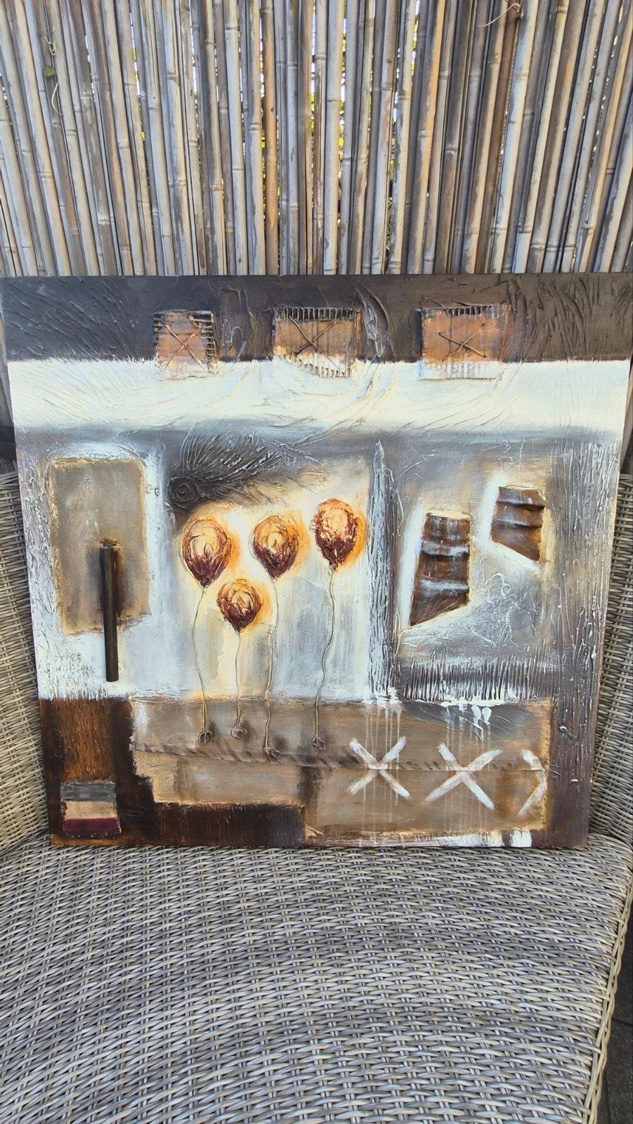 Cobra Art Company Schilderij - Origineel Handgemaakt, Antiek en Kunst, Ophalen of Verzenden