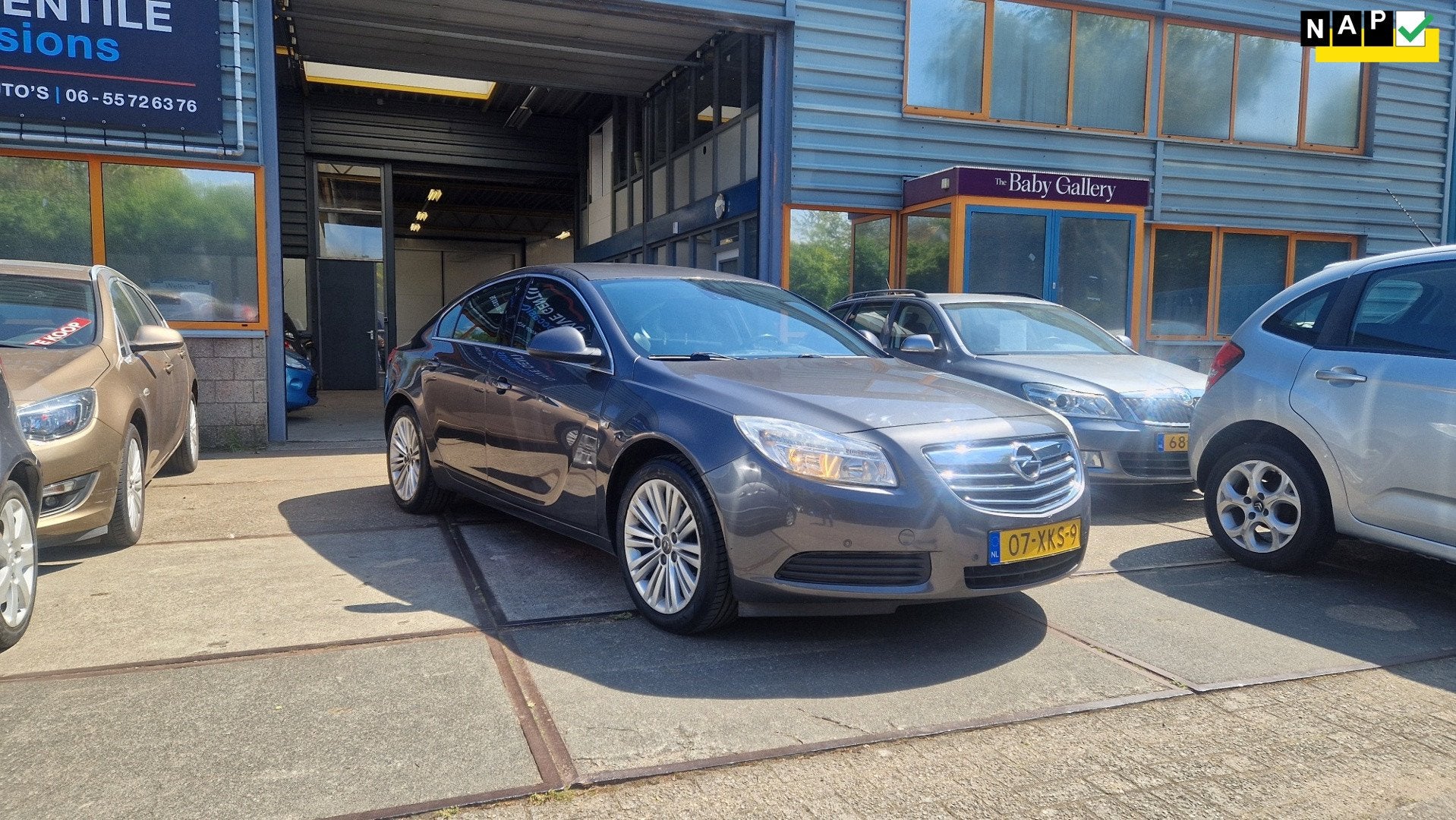 Opel Insignia 2.0 T Cosmo Nieuwe Turbo Inruil Mogelijk., Stof, Gebruikt, 4 cilinders, Origineel Nederlands