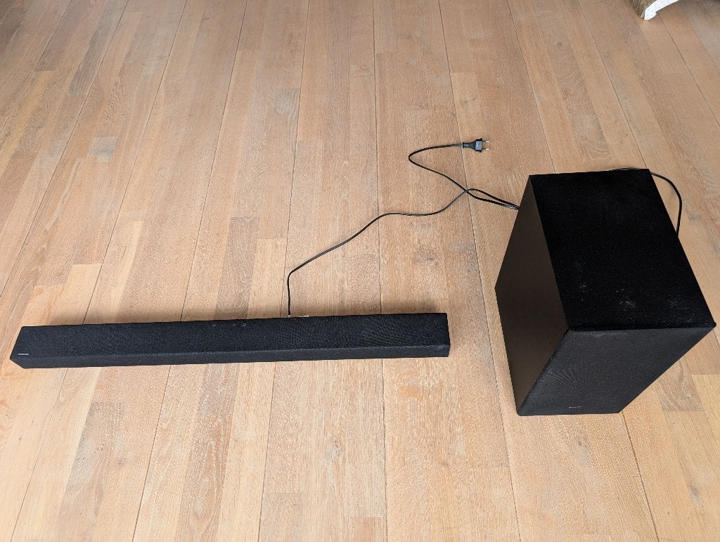 Samsung HW-A430 soundbar + subwoofer (zonder AB), Ophalen, Bluetooth, Gebruikt
