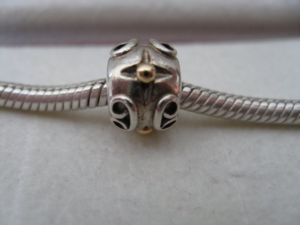 Pandora Bedel met Goud niet gedrageb, Verzenden, Nieuw, Zilver, Pandora