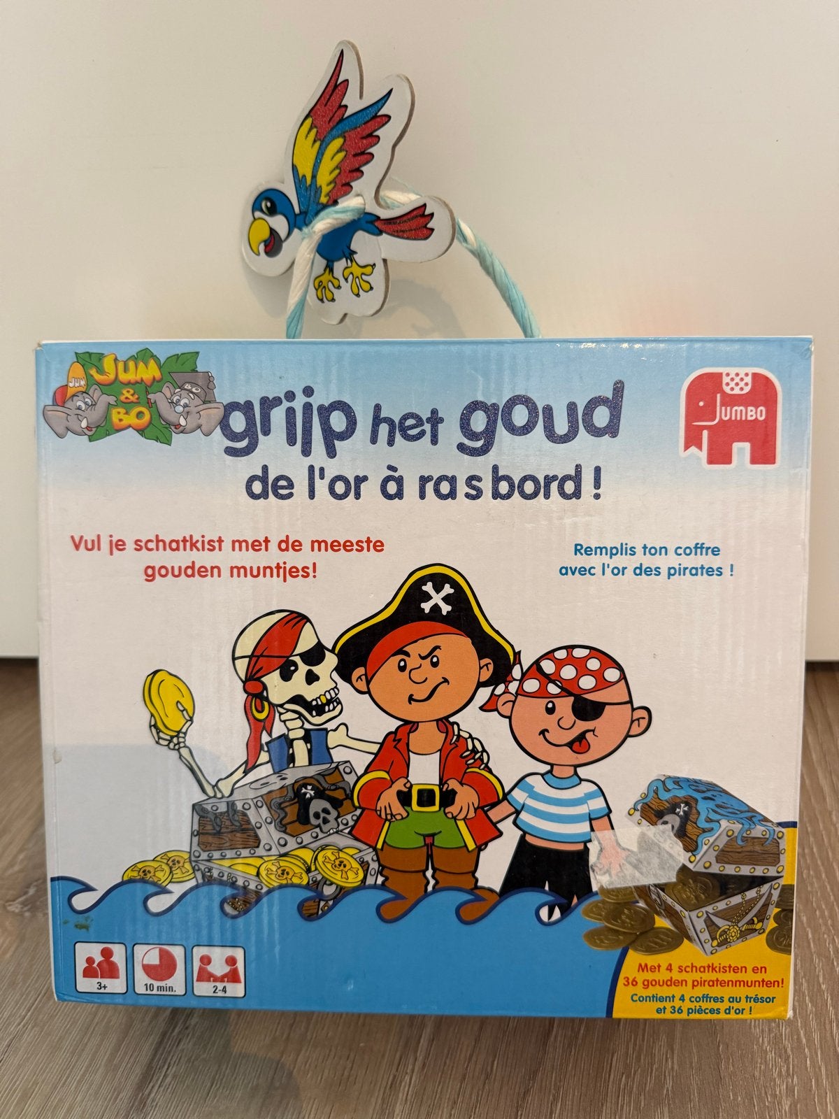 Jumbo Grijp het Goud - Piraten Schatzoekspel, Drie of vier spelers, Ophalen of Verzenden, Gebruikt