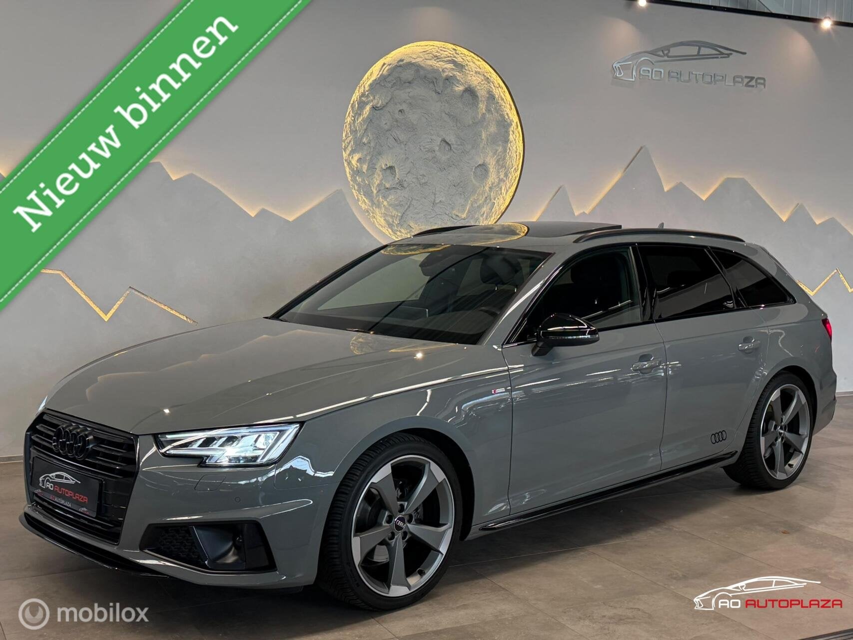Audi A4 Avant 40 TFSI Sport 3x S line edition Panorama/Matri, Auto's, Dealer onderhouden, Zwart, 1984 cc, A4