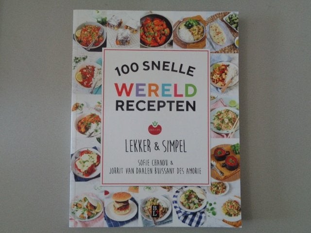 Lekker & Simpel 100 snelle wereldrecepten - Sofie & Jorrit, Boeken, Kookboeken, Zo goed als nieuw, Voorgerechten en Soepen, Hoofdgerechten