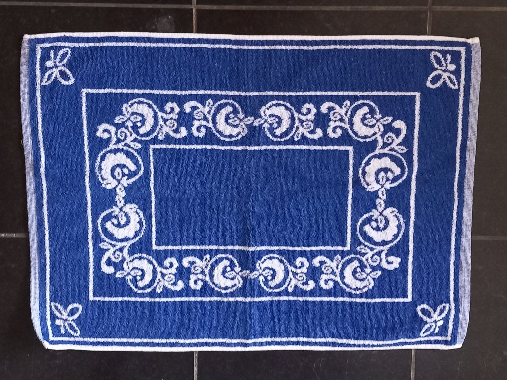 vintage badkamermat klassieke badmat, superdik katoen, nieuw, Ophalen, Nieuw, Meerkleurig