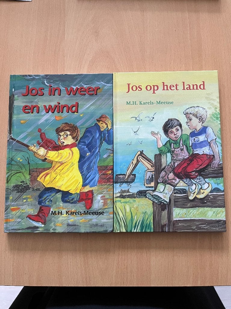 Boek 2x: Jos in weer en wind, Jos op het land, Ophalen of Verzenden, Zo goed als nieuw, M.H. Karels-Meeuse, Fictie algemeen