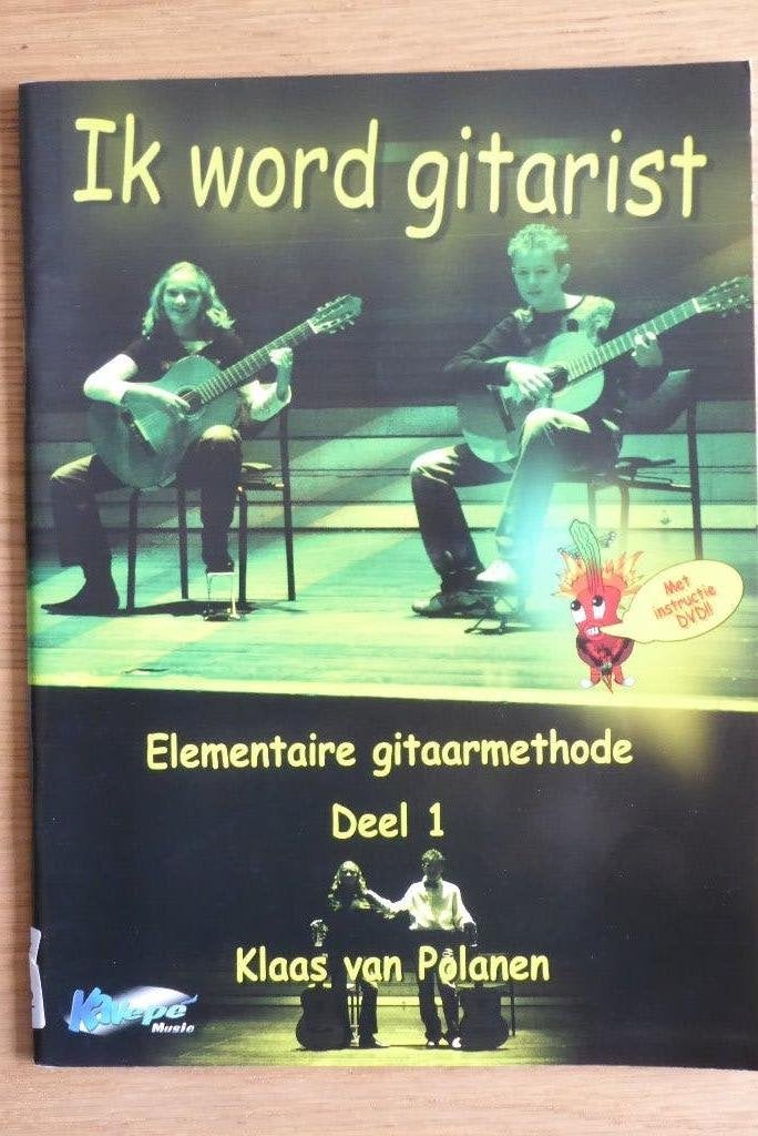 Ik Word Gitarist 1 – Klaas van Polanen   - incl. DVD, Gitaar, Les of Cursus, Ophalen of Verzenden, Zo goed als nieuw