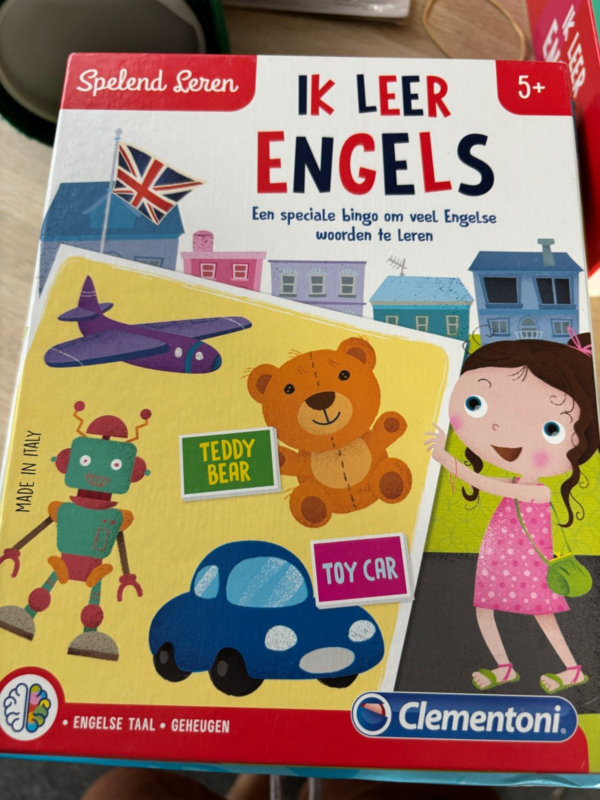 Clementoni Ik Leer Engels - Educatief Spel 5+, Kinderen en Baby's, Speelgoed | Educatief en Creatief, Ophalen of Verzenden, Zo goed als nieuw
