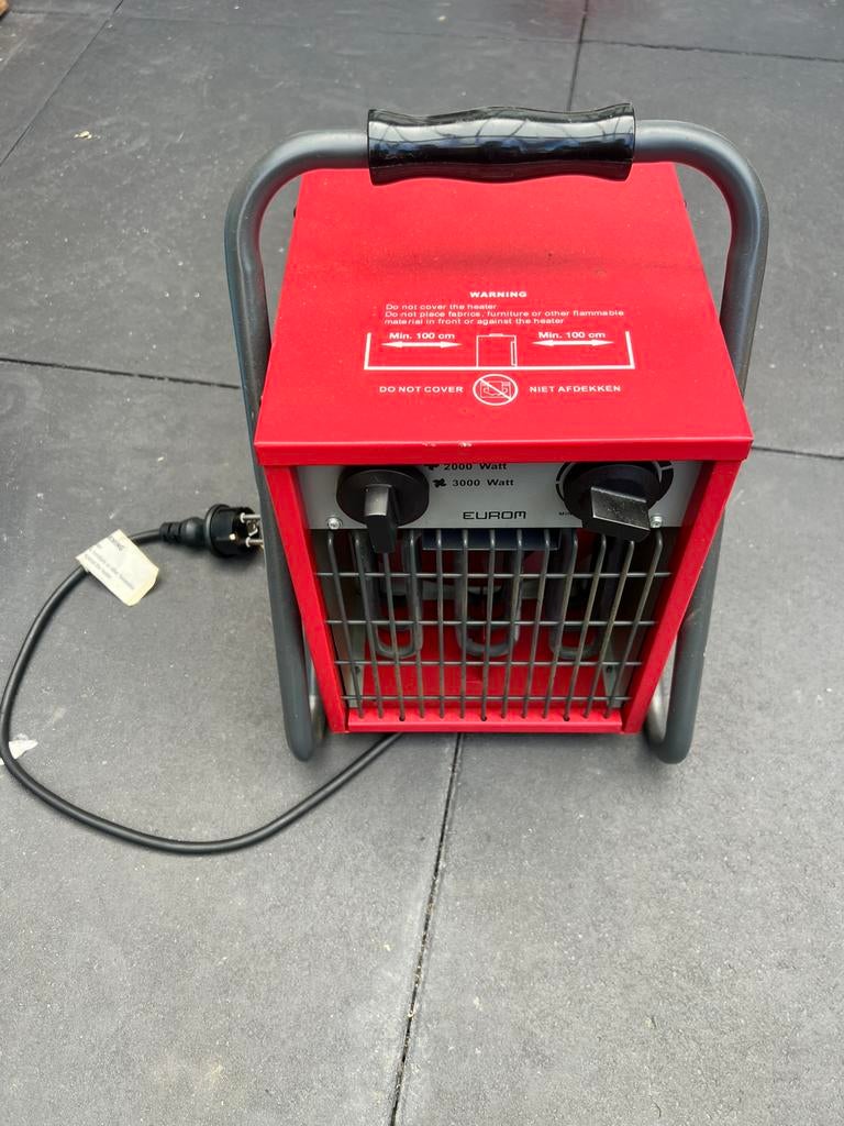EUROM EK3201 Werkplaatskachel - 3000W - 240V, Ophalen, 30 tot 80 cm, Kachel, Minder dan 60 cm