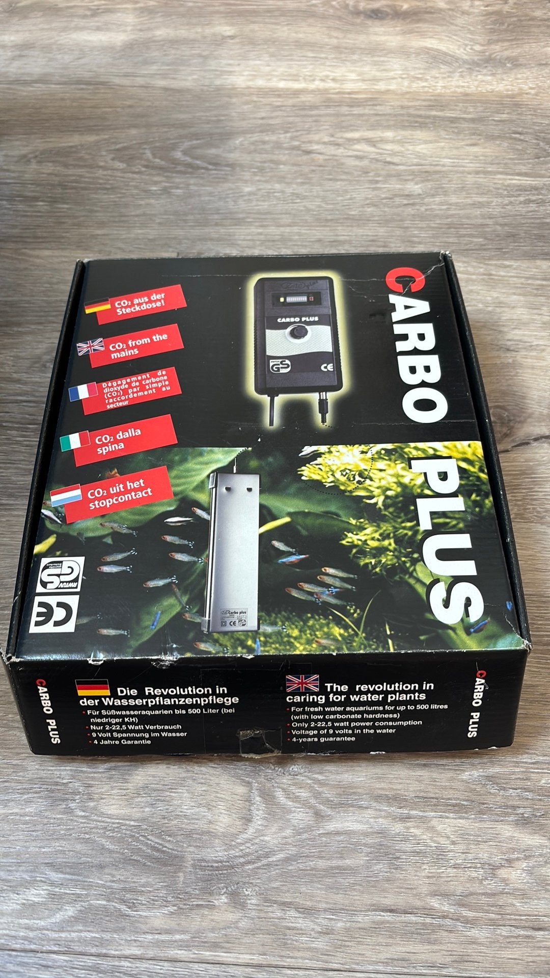 Carboplus aquarium co2 systeem, Ophalen of Verzenden, Zo goed als nieuw, CO₂-systeem, Overige merken