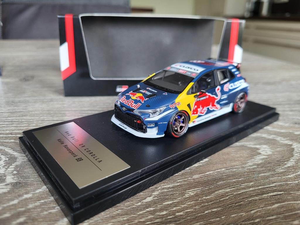 Toyota Corolla GR schaal 1:43, Ophalen of Verzenden, Zo goed als nieuw, Auto, Overige merken