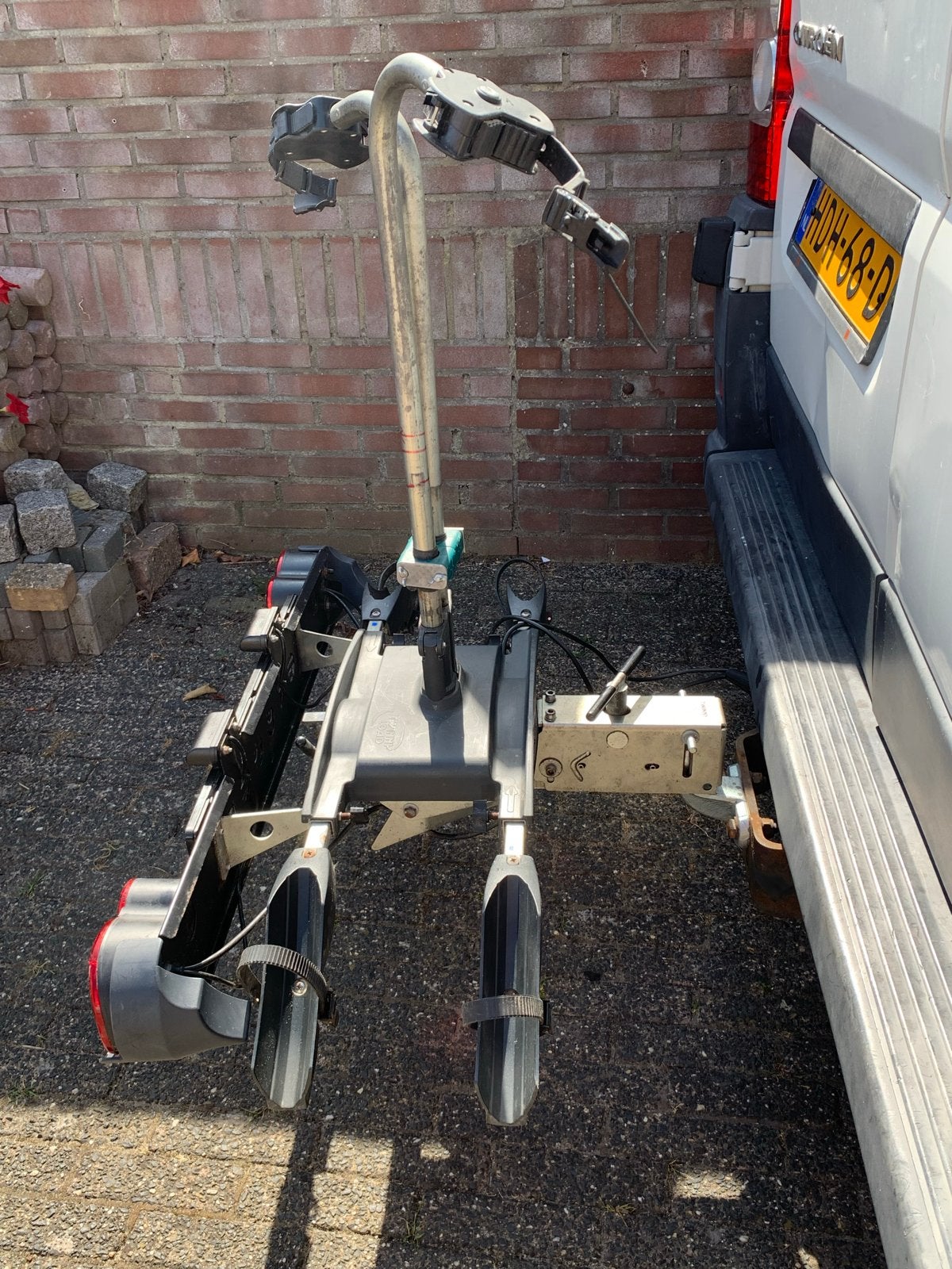 Twinny Load e-Carrier trekhaak fietsendrager, Ophalen, Gebruikt, 2 fietsen, Trekhaakdrager